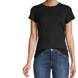 Vince Pima Cotton Blend Tee. Size S. NWT. Black.